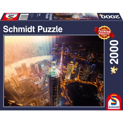 Afbeelding van Schmidt puzzel Day and Night, Time slice 2000 stukjes 12+