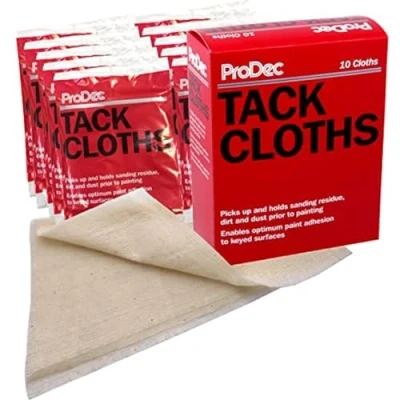 Afbeelding van ProDec ptr10p tack doekjes creme, set 10 stuks