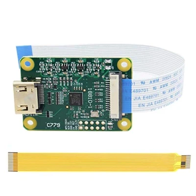 Afbeelding van Geekworm Raspberry Pi HDMI to CSI Camera Adapter (C779), Up 1080p50fps Compatible with 5 / 4B 3B+ 3B Zero/Zero W/Zero 2W