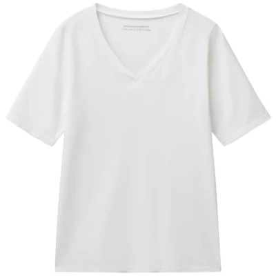 Afbeelding van United Colors of Benetton Super Tshirt basic, Dames, Maat: Medium, White