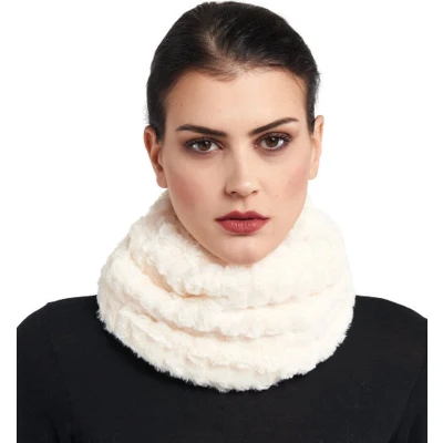 Afbeelding van Sorbetto Sjaal Zoey Dames Polyester Wit One size