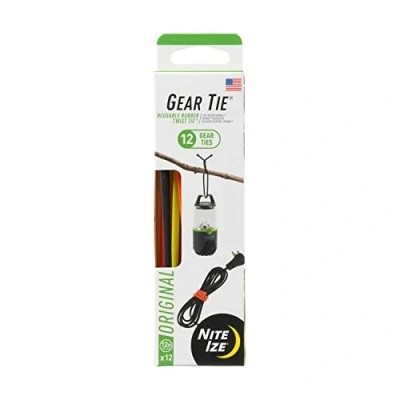 Afbeelding van Nite Ize Gear Tie Gr, gesorteerd, 12 stuks kabelbinders, meerkleurig, S/12