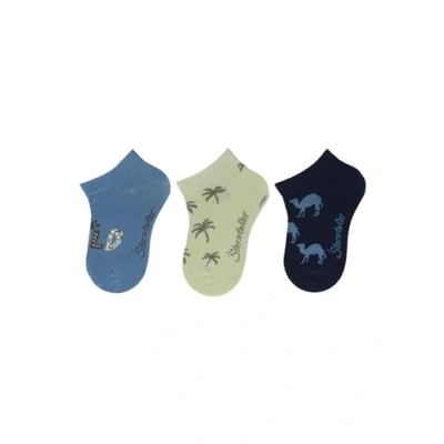 Afbeelding van Sterntaler Sneaker sokken 3 pack Wild medium