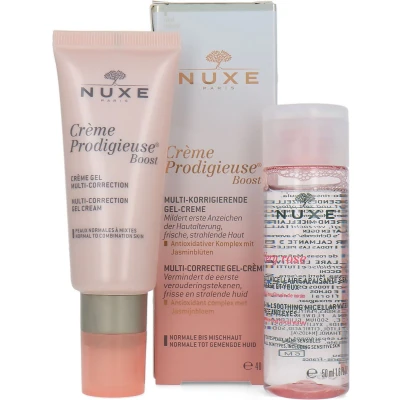 Afbeelding van Nuxe Crème Prodigieuse Multi Correction Gel Cream + Micellar Water Face 40 ml 50 (voor normale tot gemengde huid)