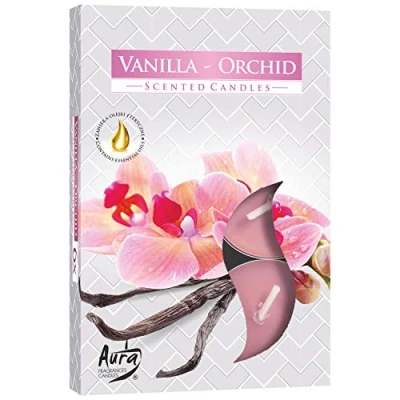 Afbeelding van Bispol Geurende Theelichtjes 6 Stuks Vanille Orchidee