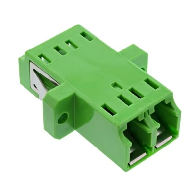 Afbeelding van InLine Glasvezel koppeling, duplex LC/LC, singlemode groen, keramische huls, voor installatie (Netwerkkoppeling), Netwerk accessoires