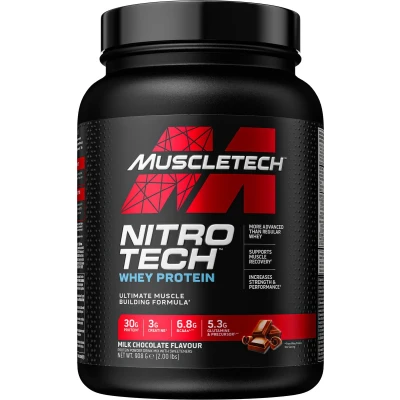 Afbeelding van Muscletech Nitro Tech Performance 907gr Chocolade