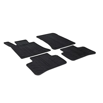 Afbeelding van Gledring Rubbermatten passend voor Mercedes GLK X204 2008 (T profiel 4 delig + montageclips)