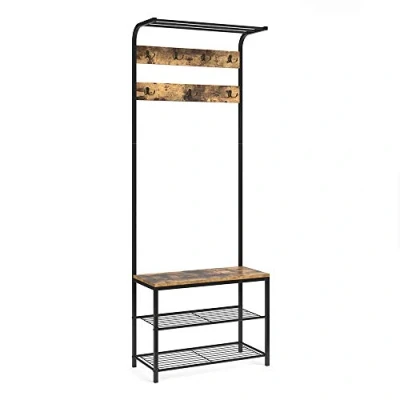 Afbeelding van Vicco Garderobe Fyrk, 70 x 190 cm, Eiken rustiek/Zwart