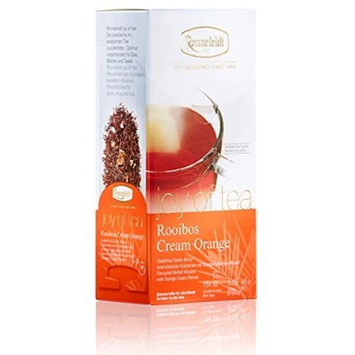 Afbeelding van Ronnefeldt Rooibos Cream Orange &#039;Joy of Tea&#039; Kruidenthee met sinaasappel room smaak, 15 theezakjes, 45 g, aantal: 6 stuks