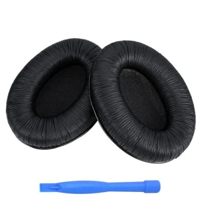 Afbeelding van Vervangende Oorkussens voor Sennheiser HD280/HD280 13/HD280 Pro/HD281/HMD280/HMD280 Pro/HMD280 13/HMD281/HMD281 Pro Hoofdtelefoons van MMOBIEL Memory Foam, Protein PU Koptelefoon Zwart