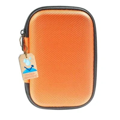 Afbeelding van caseroxx Hard Case bloedglucosemeter geschikt voor Dexcom G7 / ONE+ in oranje, Diabetes opslag koffer hoes