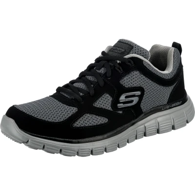 Afbeelding van Skechers Burns Agoura heren sneakers grijs Maat: 42