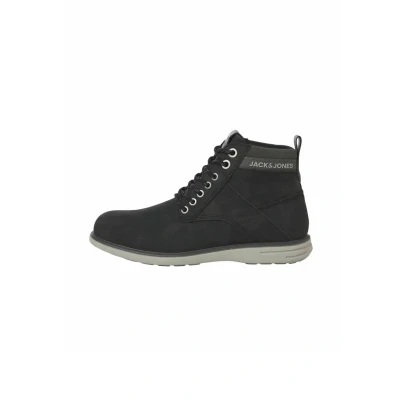 Afbeelding van JACK &amp; JONES Heren Jfwdenver Pu Combo Boot Laarzen, Antraciet detail logo, 40 EU