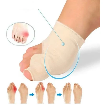 Afbeelding van Tenen Corrector &amp; Grote Teen Separator Hallux Valgus Beschermer, Bunion Sokken, Teenspreider voor Voetverzorging