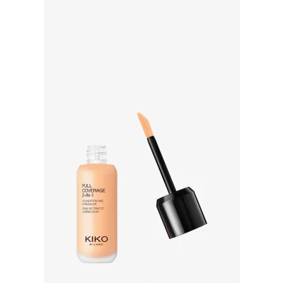 Afbeelding van KIKO Milano Volledige Dekking 2 in 1 Foundation en Concealer 25 ml (Verschillende Tinten) Warm Beige