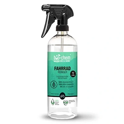Afbeelding van bio chem fietsreiniger, 750 ml handysprayfles, fietsreiniger frameshampoo, framereiniger, e bike reiniger voor fiets, mountainbike, en nog veel meer