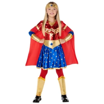 Afbeelding van Boland Kostuum Superheldin Star (10 12 jr) Kinderen Superheld Superwoman