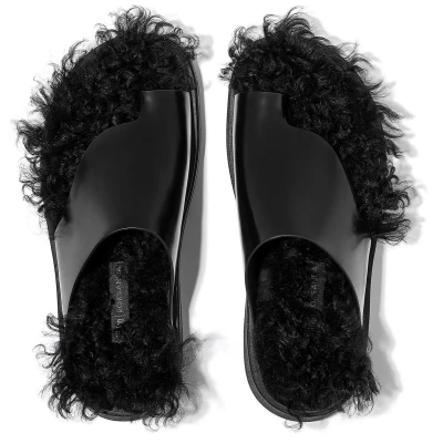 Afbeelding van Fitflop Roksanda X GEN CUT OUT Teensandalen, Dames, Maat: 40, All black Leer