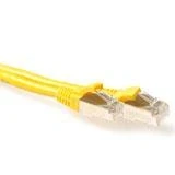 Afbeelding van ACT FB6810 SFTP CAT6A Patchkabel Snagless Geel 10 meter