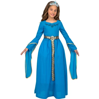 Afbeelding van Kostuums voor Kinderen My Other Me Middeleeuwse Prinses Blauw (2 Onderdelen) Maat 10 12 Jaar