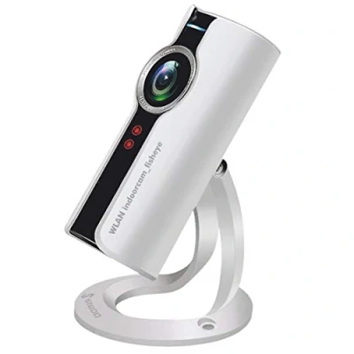 Afbeelding van Stabo Elektronik WLAN indoorcam_fisheye 180 HD bewakingscamera intercom nachtzicht 128GB app besturing