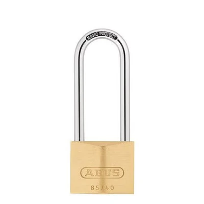 Afbeelding van Abus 65/40HB63 messing hangslot met hoge beugel gelijksluitend 40 mm