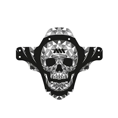 Afbeelding van All Mountain Style AMS Voorspatbord Voor 26’’, 27.5’’, 29’’, Grijs/Skull
