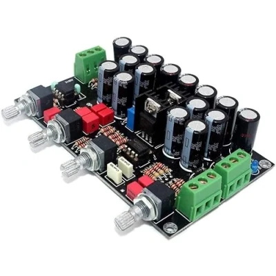 Afbeelding van Fasizi HIFI versterker audio OPA2604+AD827 OPAMP 5532 LM337 LM317 Voorversterker Volume Tone Control Board
