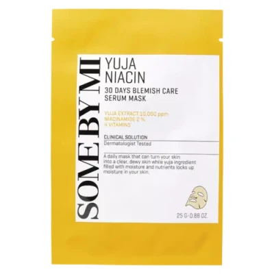 Afbeelding van SOME BY MI Yuja Niacin Brightening 30 Days Blemish Care Serum Mask
