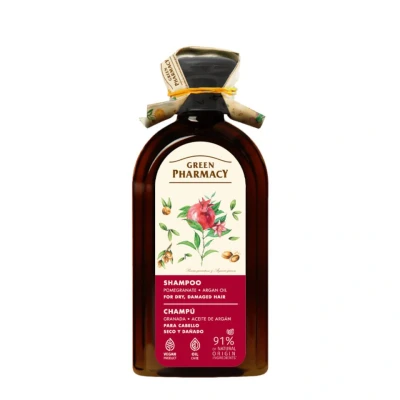 Afbeelding van Natuurlijk Shampoo voor Droog en beschadigd Haar Granaatappel 350ml