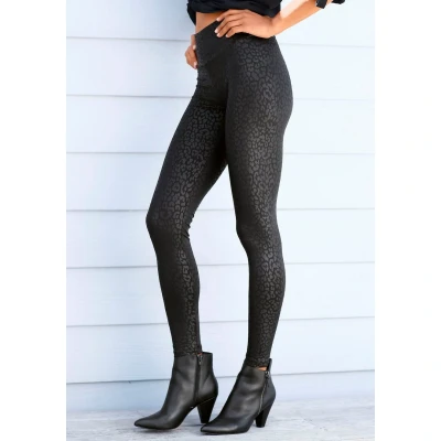 Afbeelding van Lascana Legging, Dames, Maat: 32/34, Schwarz