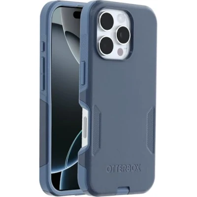 Afbeelding van OtterBox Commuter Series MagSafe Hoes voor iPhone 16 Pro Max, Schokbestendig, Valbestendig, Robuust, Beschermhoes, 3x getest volgens militaire standaard, Blauw