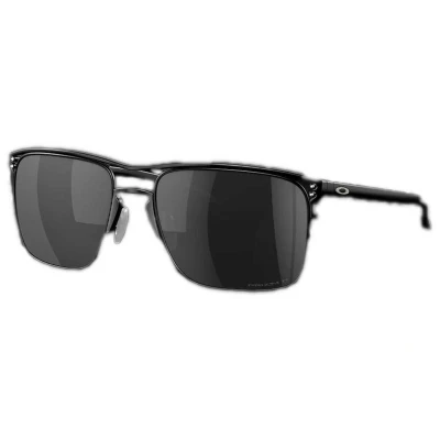Afbeelding van Oakley Holbrook TI OO6048 02 satijnzwarte prizm zwart gepolariseerde zonnebril Sunglasses