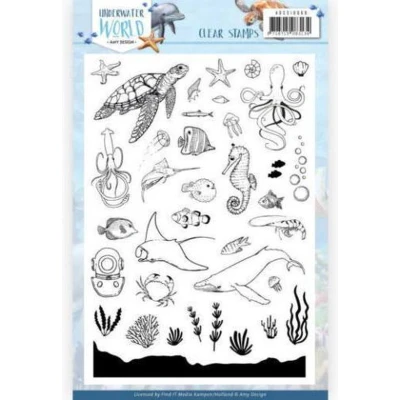 Afbeelding van Clear Stamps Underwater World by Amy Design
