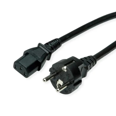 Afbeelding van VALUE netsnoer, CEE7/7 recht + IEC C13 recht, 1,8m