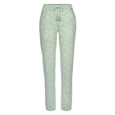 Afbeelding van s.Oliver Pyjamabroek, Dames, Maat: 36/38, Mint gemustert