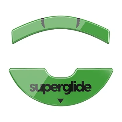 Afbeelding van Superglide Snelste en gladste muisvoeten/skates gemaakt met ultrasterk onberispelijk glas, supersnelle, gladde duurzame zool voor Razer Viper 8K / [Groen]