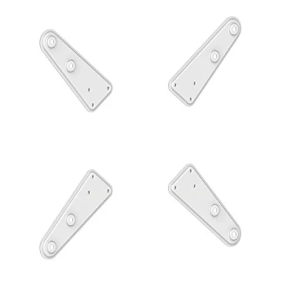 Afbeelding van PureMounts PM ADAPT D Universele VESA Adpapter 200x200 tot 400x400, 4 delig, wit