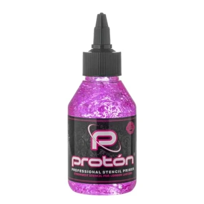 Afbeelding van Proton Professionele stencil primer roze 100 ml extreme fixer voor tattoo sjablonen