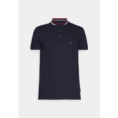 Afbeelding van Tommy Hilfiger MAO Tipped SLIM Poloshirt, Heren, Maat: Small, Desert sky