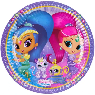 Afbeelding van Bord Shimmer &amp; Shine 23cm 8 stuks