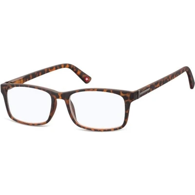 Afbeelding van Montana rechthoekige matte Turtle Brown Unisex Vrouwenglazen frames