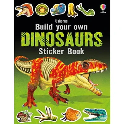 Afbeelding van Build Your Own Dinosaur Sticker Book: 1 (Build Book)