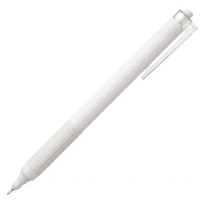 Afbeelding van Tombow Balpen MONO graph Lite wit, nauwkeurige naaldpunt, soepel schrijven, ergonomische handgreep [BC MGLE45 R15]