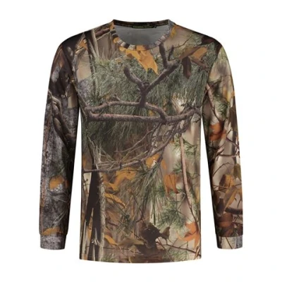 Afbeelding van Stealth Gear T shirt Lange Mouw Camo Bosprint maat S
