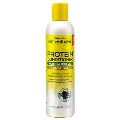 Afbeelding van DREAD HEAD LOCK Mango &amp; Lime PROTEIN CONDITIONER 8 Oz door Jamaican