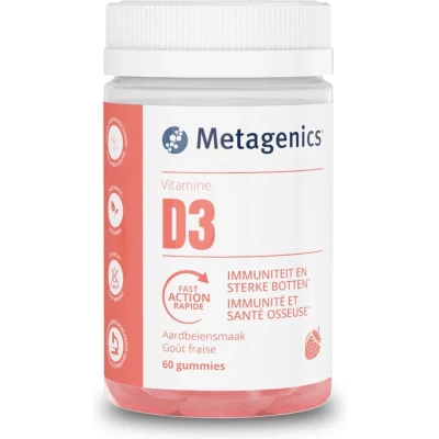 Afbeelding van Metagenics Vitamine D 1000IU NF 60 gummies
