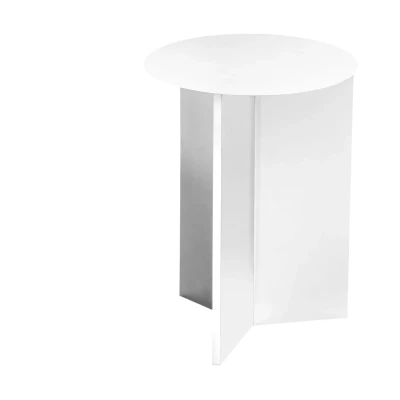 Afbeelding van HAY Slit high bijzettafel Ø35 cm White