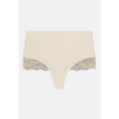 Afbeelding van Magic Bodyfashion Dream HI Thong String, Dames, Maat: Small, Latte